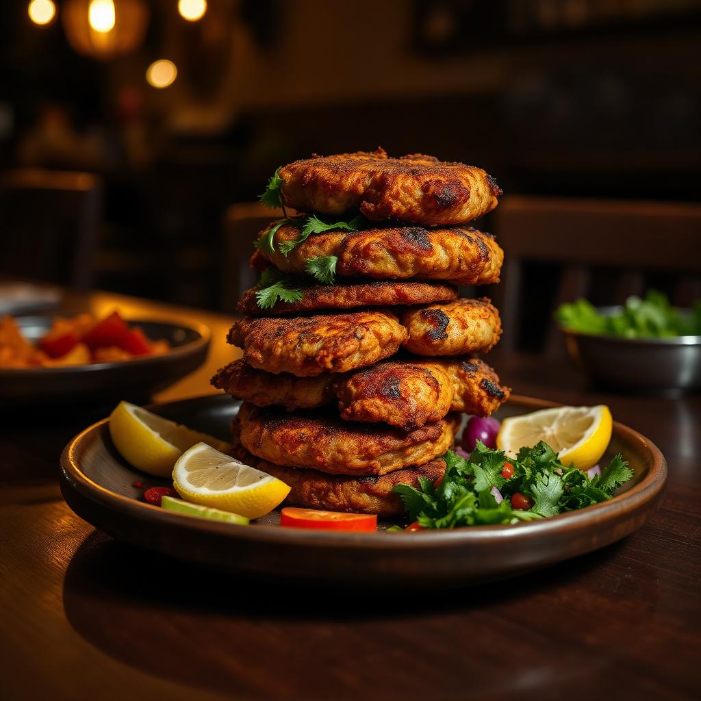 3 Chapli Kababs + Large Naan